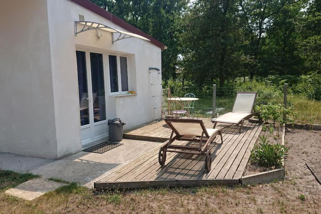 studio indépendant Villa Audenge Exterior foto